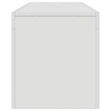 TV Cabinet with LED Lights High Gloss White 140x36.5x40 cm