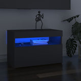 TV Cabinet with LED Lights Grey 60x35x40 cm