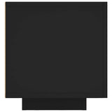 TV Cabinet with LED Lights Black 160x35x40 cm