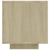 TV Cabinet with LED Lights Sonoma Oak 160x35x40 cm