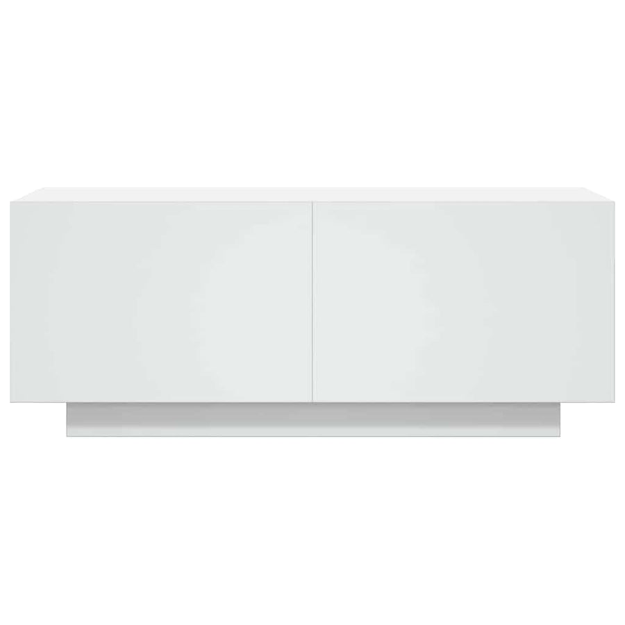TV Cabinet White 100x35x40 cm Engineered Wood