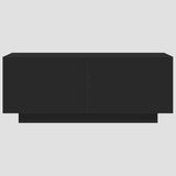 TV Cabinet Black 100x35x40 cm Engineered Wood - Top-Down View