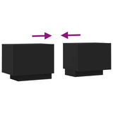 TV Cabinet Black 100x35x40 cm Engineered Wood - Extra Image