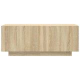 TV Cabinet Sonoma Oak 100x35x40 cm Engineered Wood - Top-Down View