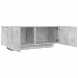TV Cabinet Concrete Grey 100x35x40 cm Engineered Wood - Close-Up Angle