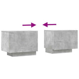 TV Cabinet Concrete Grey 100x35x40 cm Engineered Wood - Low Angle