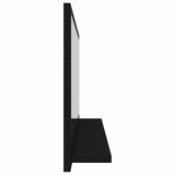Bathroom Mirror Black 80x10.5x37 cm Engineered Wood - 45-Degree Angle