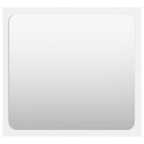 Bathroom Mirror White 40x1.5x37 cm Engineered Wood - Front View