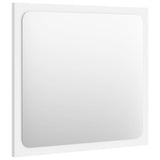 Bathroom Mirror White 40x1.5x37 cm Engineered Wood - Side View