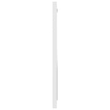 Bathroom Mirror White 40x1.5x37 cm Engineered Wood - Top-Down View