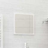 Bathroom Mirror White 40x1.5x37 cm Engineered Wood