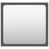 Bathroom Mirror Grey 40x1.5x37 cm Engineered Wood