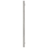 Bathroom Mirror Concrete Grey 60x1.5x37 cm Engineered Wood - Top-Down View