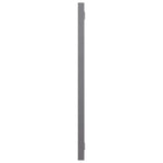 Bathroom Mirror High Gloss Grey 60x1.5x37 cm Engineered Wood