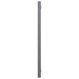 Bathroom Mirror High Gloss Grey 60x1.5x37 cm Engineered Wood - Top-Down View