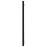 Bathroom Mirror Black 80x1.5x37 cm Engineered Wood - Top-Down View