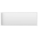 Bathroom Mirror White 100x1.5x37 cm Engineered Wood
