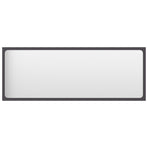 Bathroom Mirror Grey 100x1.5x37 cm Engineered Wood