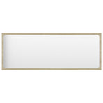 Bathroom Mirror Sonoma Oak 100x1.5x37 cm Engineered Wood