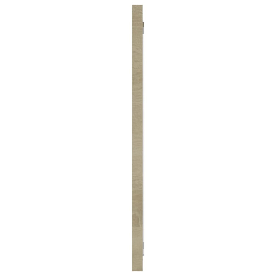 Bathroom Mirror Sonoma Oak 100x1.5x37 cm Engineered Wood