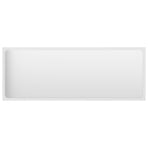 Bathroom Mirror High Gloss White 100x1.5x37 cm Engineered Wood