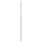 Bathroom Mirror High Gloss White 100x1.5x37 cm Engineered Wood