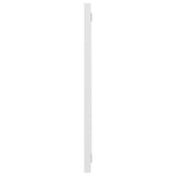 Bathroom Mirror High Gloss White 100x1.5x37 cm Engineered Wood - Top-Down View