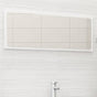 Bathroom Mirror High Gloss White 100x1.5x37 cm Engineered Wood