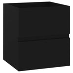 Sink Cabinet Black 41x38.5x45 cm Engineered Wood