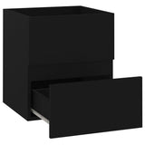 Sink Cabinet Black 41x38.5x45 cm Engineered Wood - Top-Down View