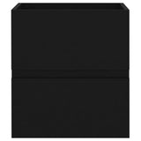 Sink Cabinet Black 41x38.5x45 cm Engineered Wood