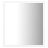 LED Bathroom Mirror White 40x8.5x37 cm Acrylic - Side View