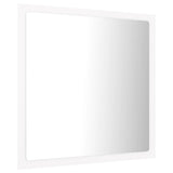LED Bathroom Mirror White 40x8.5x37 cm Acrylic - Close-Up Angle