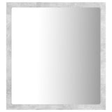 LED Bathroom Mirror Concrete Grey 40x8.5x37 cm Acrylic - Top-Down View
