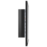 LED Bathroom Mirror High Gloss Black 40x8.5x37 cm Acrylic - Extra Image