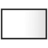 LED Bathroom Mirror Grey 60x8.5x37 cm Acrylic