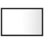 LED Bathroom Mirror Grey 60x8.5x37 cm Acrylic
