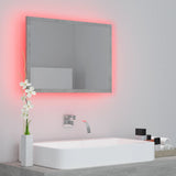 LED Bathroom Mirror Concrete Grey 60x8.5x37 cm Acrylic - Extra Image