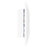 LED Bathroom Mirror White 100x8.5x37 cm Acrylic - Low Angle