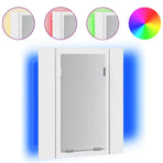 LED Bathroom Mirror Cabinet White 40x12x45 cm Acrylic