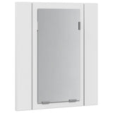 LED Bathroom Mirror Cabinet White 40x12x45 cm Acrylic - Low Angle
