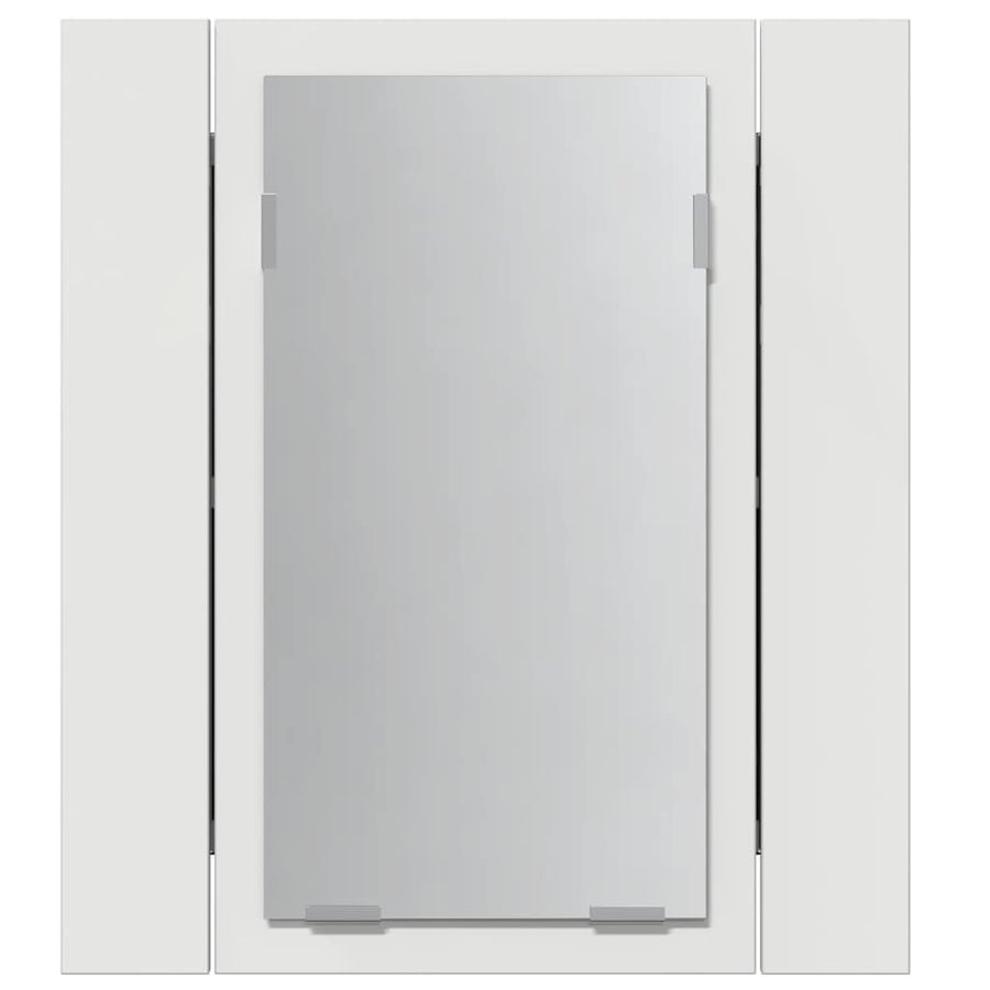 LED Bathroom Mirror Cabinet White 40x12x45 cm Acrylic