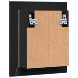 LED Bathroom Mirror Cabinet Black 40x12x45 cm Acrylic