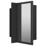 LED Bathroom Mirror Cabinet High Gloss Grey 40x12x45 cm Acrylic - Extra Image