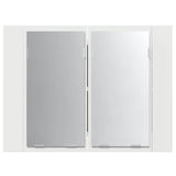 LED Bathroom Mirror Cabinet White 60x12x45 cm Acrylic - Extra Image