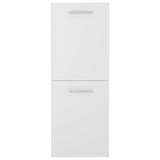 Bathroom Cabinet White 30x30x80 cm Engineered Wood