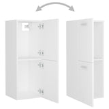 Bathroom Cabinet White 30x30x80 cm Engineered Wood