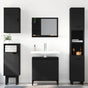 Bathroom Mirror Black 60x10.5x45 cm Engineered Wood