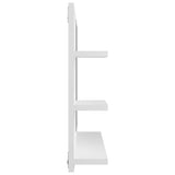 Bathroom Mirror High Gloss White 60x10.5x45 cm Engineered Wood