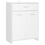 Bathroom Cabinet White 60x33x80 cm Engineered Wood